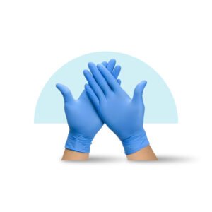 Blue Vinyl Gloves