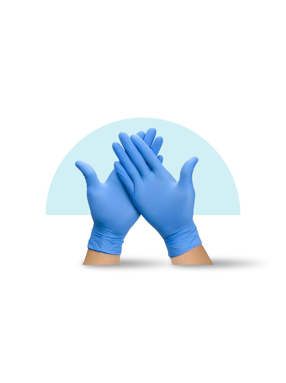 Blue Vinyl Gloves