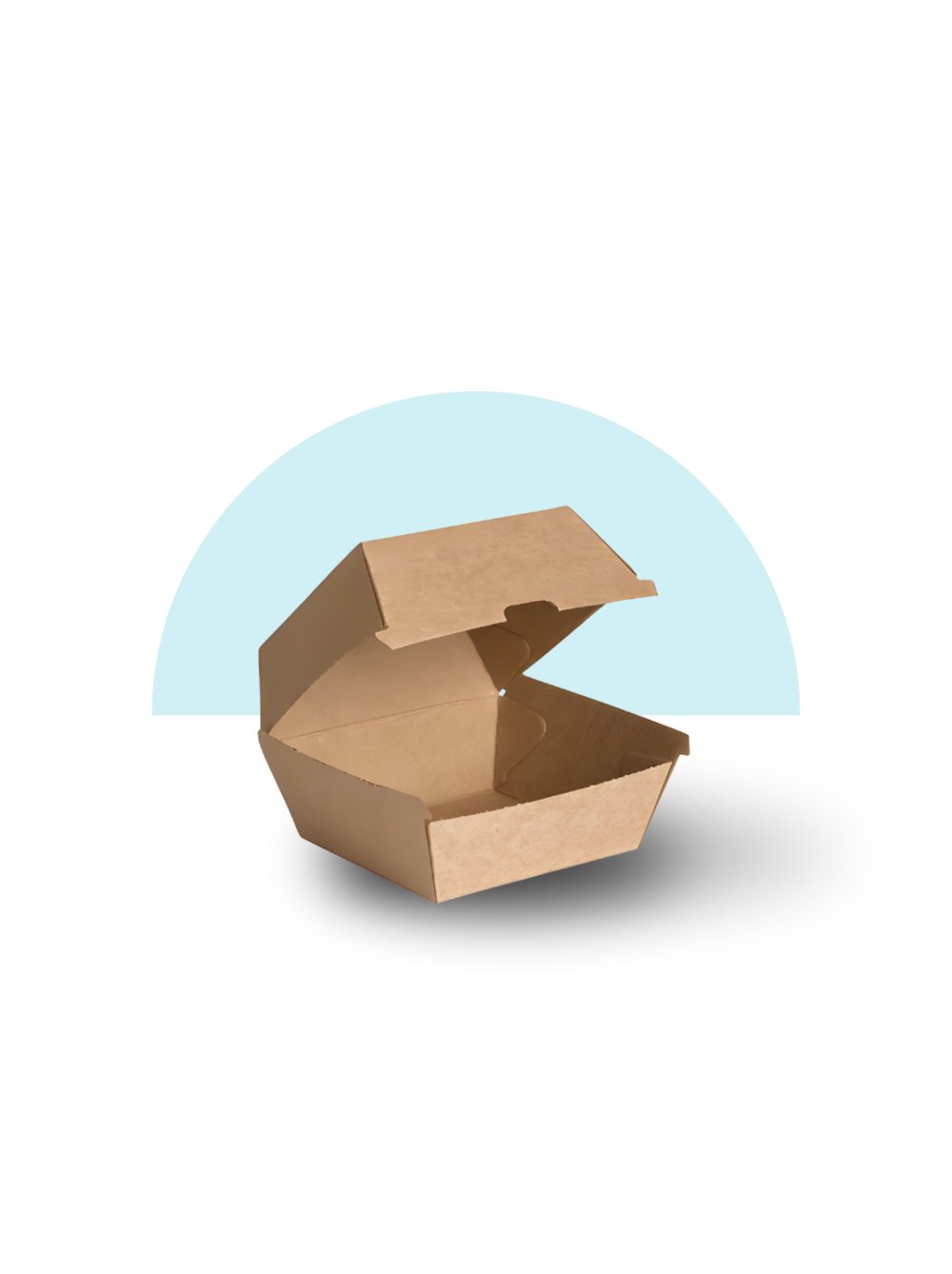 Burger Box Kraft