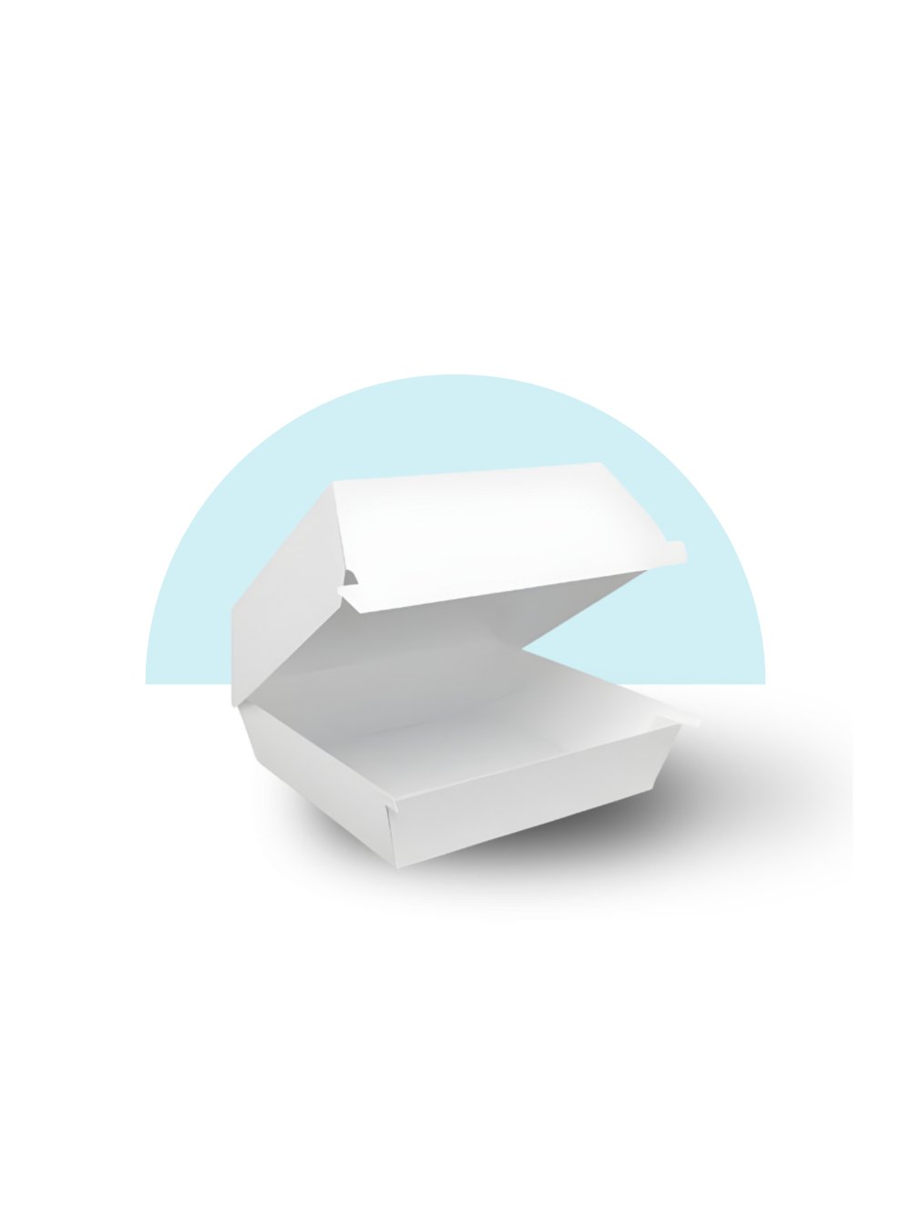 Burger Box White