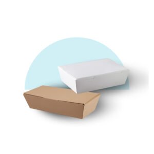 Lunch box Kraft and White