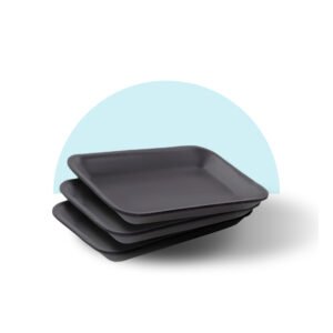 Styrofoam Tray Black