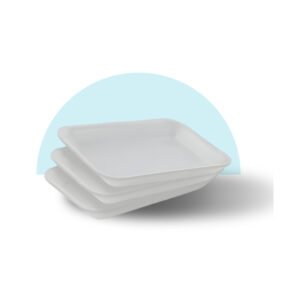 Styrofoam Tray White